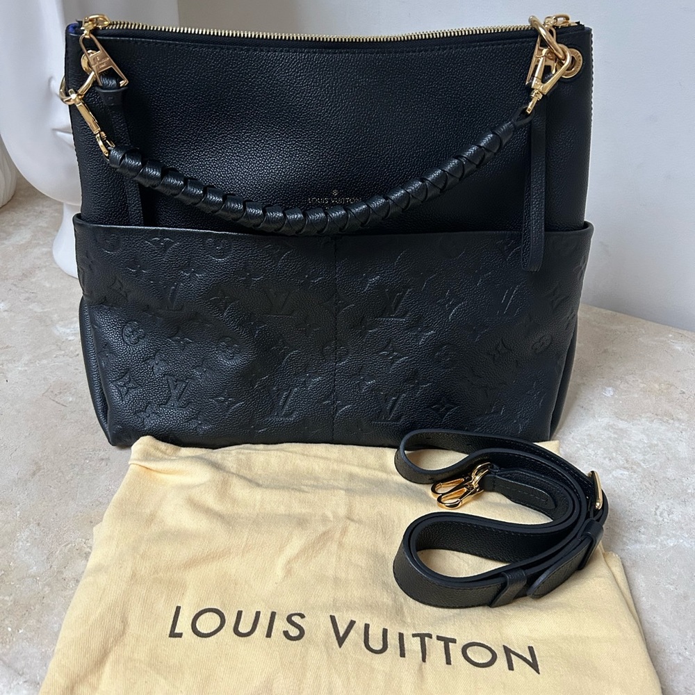 SOLD! 🎉Authentic Louis Vuitton Maida Hobo black leather monogram empriente EUC! - Picture 13 of 16